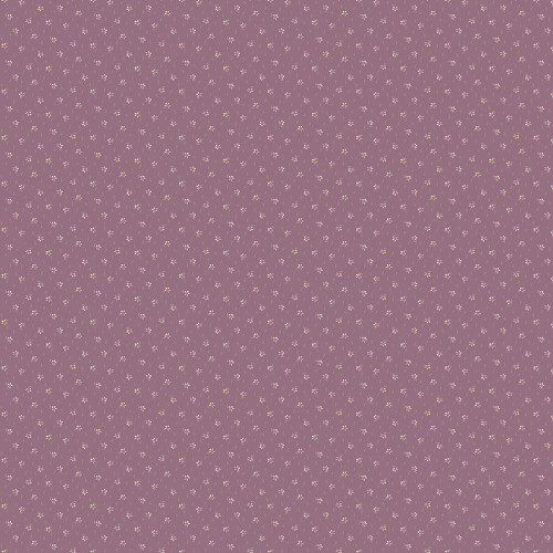 Andover Fabrics Wildflower Cottage Renee Nanneman Purple Cream Flowers in the Wind