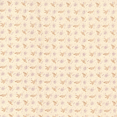 Andover Fabrics Wildflower Cottage Renee Nanneman Cream Vintage Birds