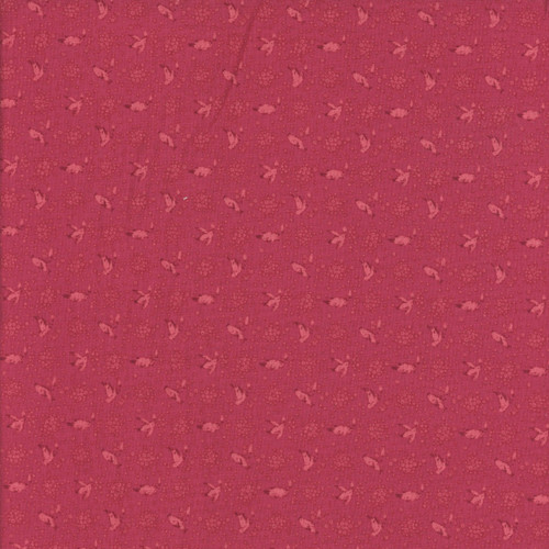 Andover Fabrics Wildflower Cottage Renee Nanneman Red Pink Vintage Birds
