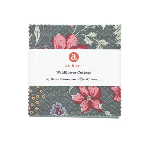Andover Wildflower Cottage Renee Nanneman Layer Cake Ten Inch