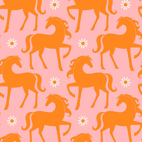 Moda Fabrics Carousel Ruby Star Society Melody Miller Balmy Fancy Horse