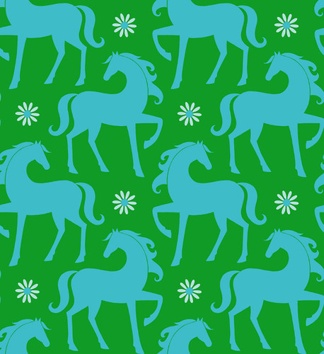 Moda Fabrics Carousel Ruby Star Society Melody Miller Verdant Fancy Horse