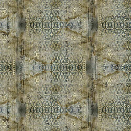 Free Spirit Fabrics Abandoned by Tim Holtz Stained Damask Neutral