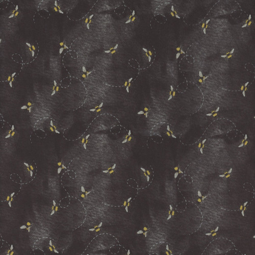 Windham Fabrics Sunshine Daydream Robin Roderick Honey Bees Black