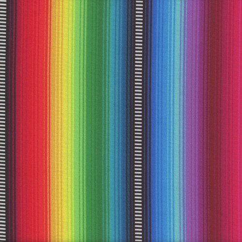 Timeless Treasures Fabrics Evening Glow Mexican Blanket Stripe Multi