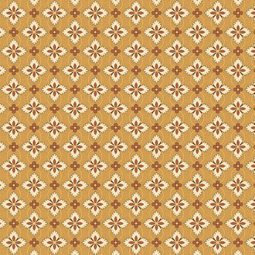 Marcus Fabrics Hearthstone Lynn Wilder Golden Tiles Gold