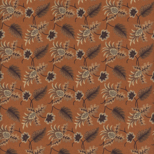 Marcus Fabrics Cheddar & Coal 3 Pam Buda Cheddar Jacobean