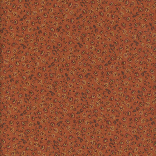 Marcus Fabrics Cheddar & Coal 3 Pam Buda Cheddar Floral