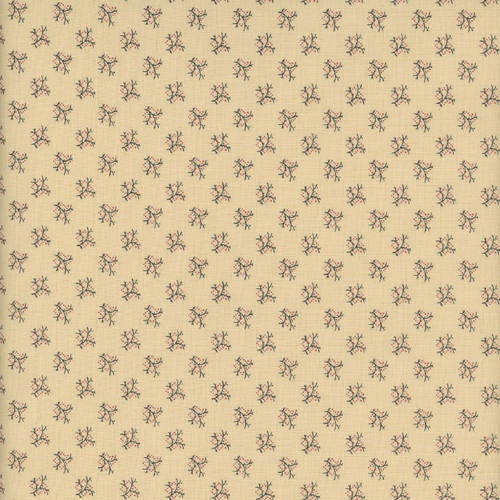 Marcus Fabrics Cheddar & Coal 3 Pam Buda Cream Twigs