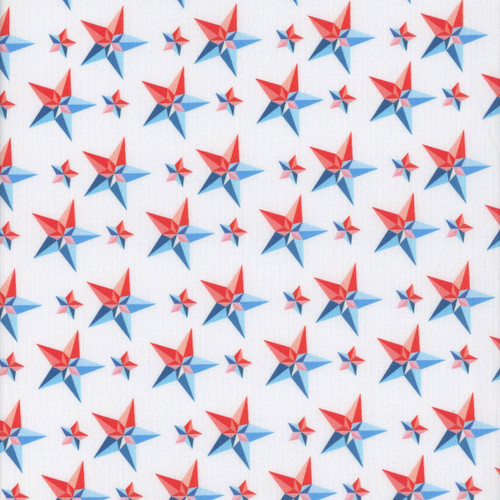 Windham Fabrics Cross Country Tamara Kate Red White & Blue Stars