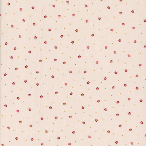 Riley Blake Fabrics Gentler Times Lori Holt Charming Floral Berry Red