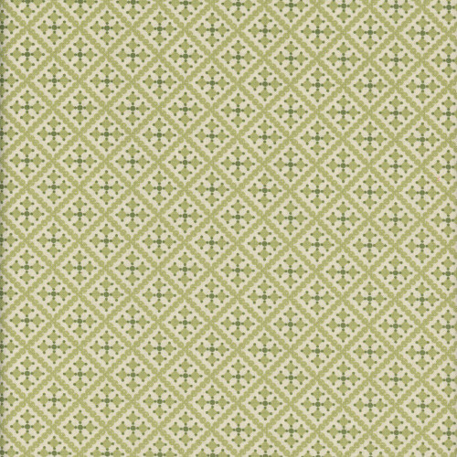 Riley Blake Fabrics Gentler Times Lori Holt Shenanigans Tile Lettuce Green