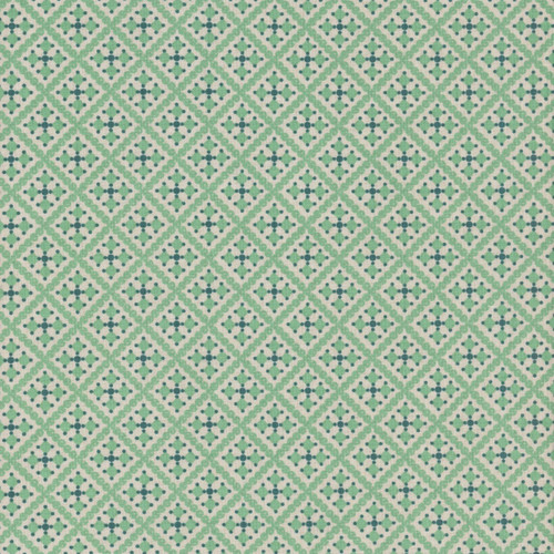 Riley Blake Fabrics Gentler Times Lori Holt Shenanigans Tile Seaglass Blue