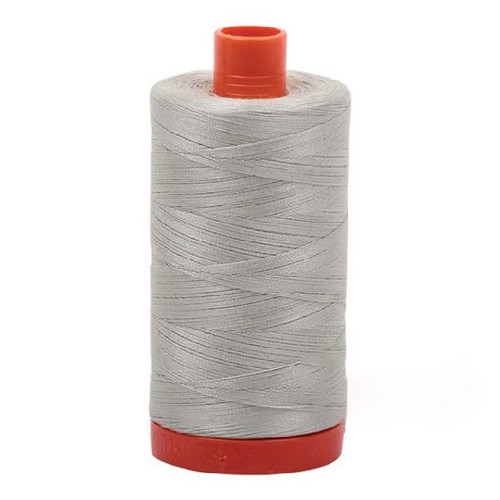 Aurifil Cotton Mako Thread 50 Weight 1422 Yards Light Grey Green