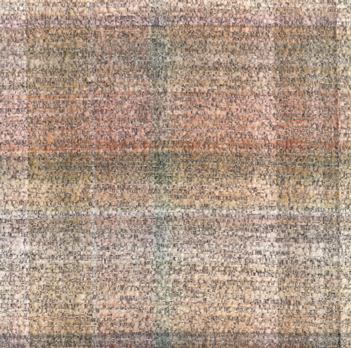 Hamilton Fabrics Rory Sunset Texture with Plaid Overprint