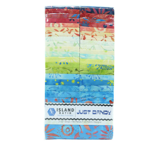Island Batik Fabrics Just Dandy Kate Colleran Just Dandy Just Dandy Strip Pack