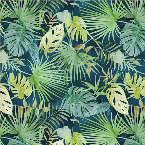 Windham Fabrics Haven Night Tropical Leaves