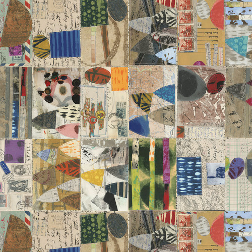 Windham Fabrics Marcia Derse Random Thoughts Postcards : Front Multi