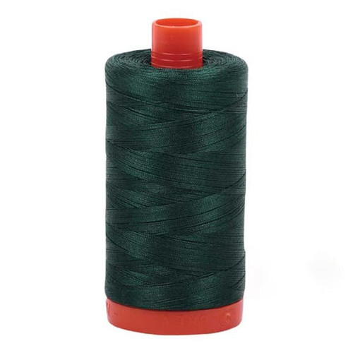 Aurifil Cotton Mako Thread 50 Weight 1422 Yards Medium Spruce