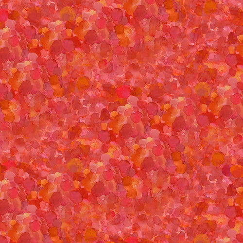 Clothworks Fabrics Coral Reef Dark Coral Pink Tonal