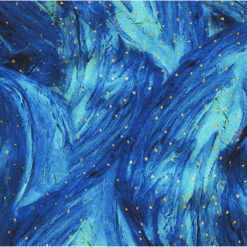 Timeless Treasures Fabrics Extra Wide Backings Magical Fairy Bruch Turquoise