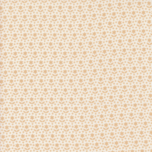 Moda Fabrics Buon Natale Fig Tree Co Star Blooms Snowflake Tan
