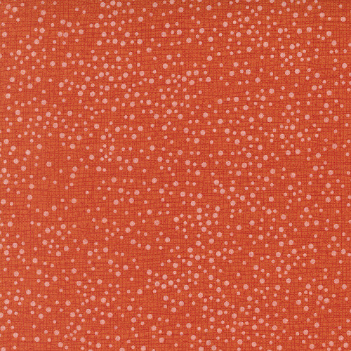Moda Fabrics Dotty Thatched Robin Pickens Texture Tangerine Orange