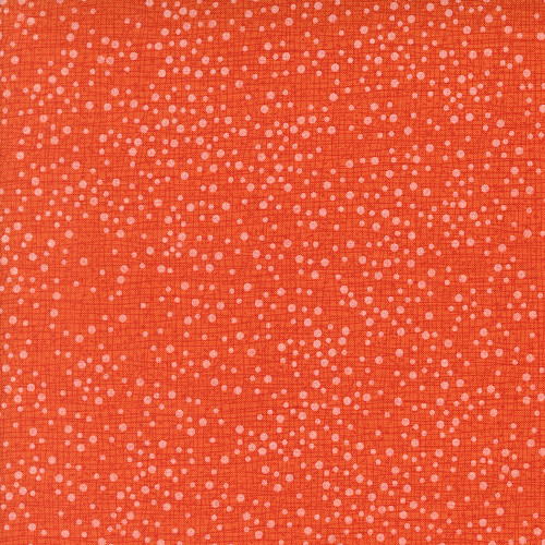 Moda Fabrics Dotty Thatched Robin Pickens Texture Tangerine Orange