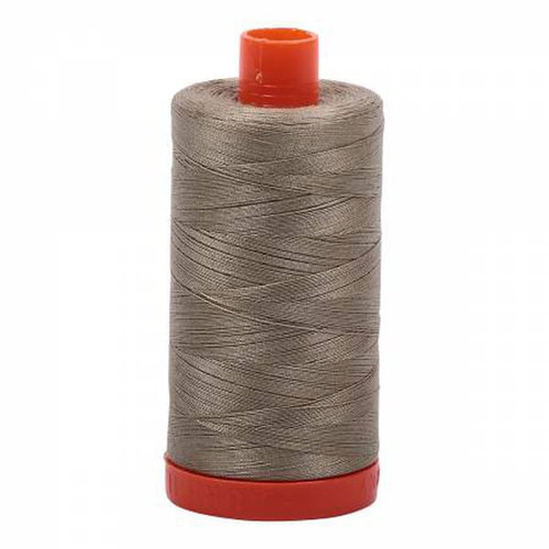 Aurifil Cotton Mako Thread 50 Weight 1422 Yards Light Khaki Green