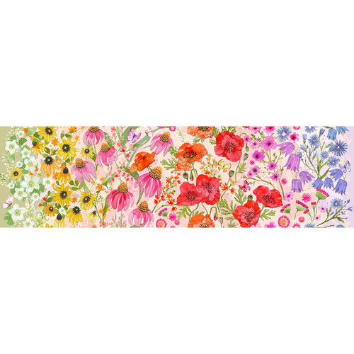 Moda Fabrics Superbloom Robin Pickens Wildflowers Ombre Pastel Multi