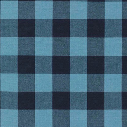 Robert Kaufman Carolina Gingham Check One Inch Indigo