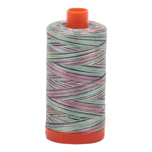 Aurifil Cotton Mako Thread 50 Weight 1422 Yards Marrakesh Variegated