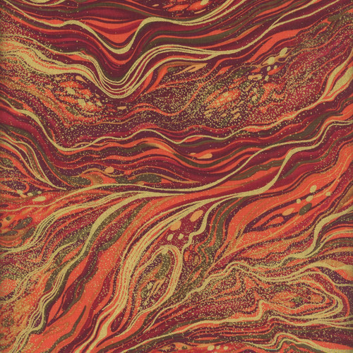 Timeless Treasures Fabrics Thankful Harvest Abstract Marbling