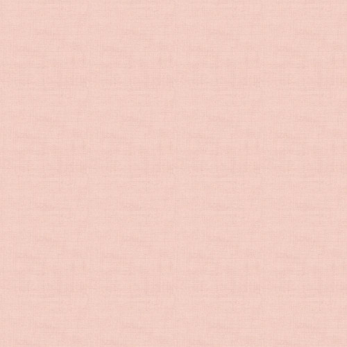 Andover Fabrics Linen Texture by Makower UK Pale Pink, light pink textured linen fabric with a subtle woven pattern.
