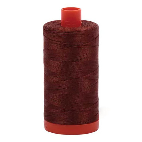 Aurifil Cotton Mako Thread 50 Weight 1422 Yards Copper Brown