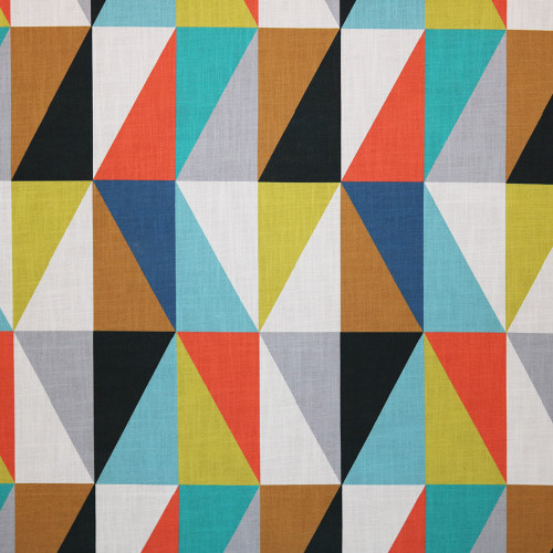 Covington Fabrics Al Fresco Multi 100 Mid Century Modern Print