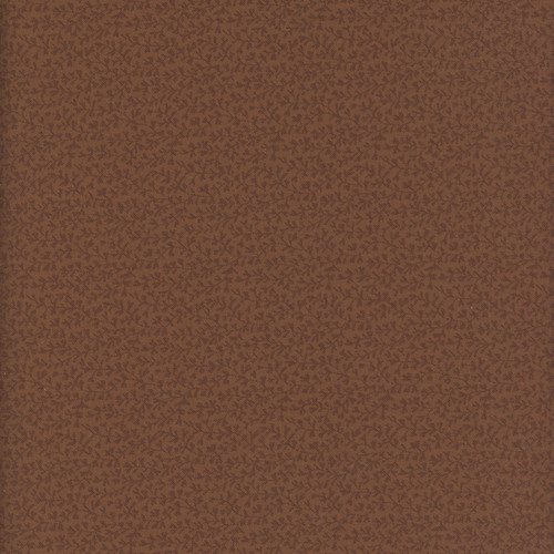 Marcus Fabrics Arabella Carrie Quinn Brown Tonal Leaf