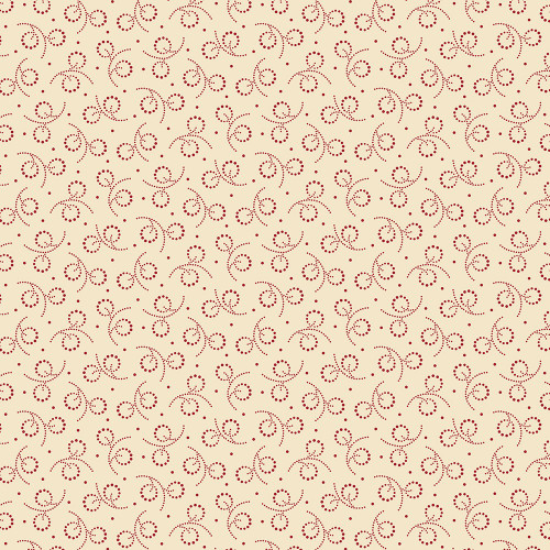 Marcus Fabrics Arabella Carrie Quinn Cream Dotted Circles