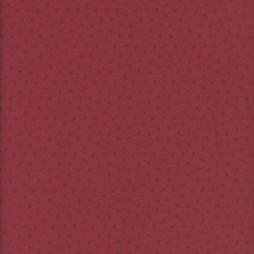 Marcus Fabrics Arabella Carrie Quinn Red Tiny Tri-Leaf
