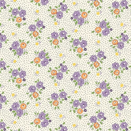 Marcus Fabrics Aunt Grace Goes Scrappy Judie Rothermel Lilac Floral