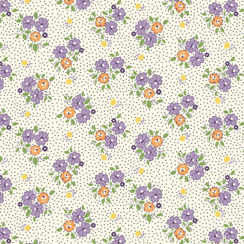 Marcus Fabrics Aunt Grace Goes Scrappy Judie Rothermel Lilac Floral