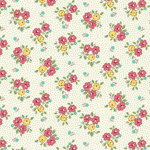 Marcus Fabrics Aunt Grace Goes Scrappy Judie Rothermel Pink Floral