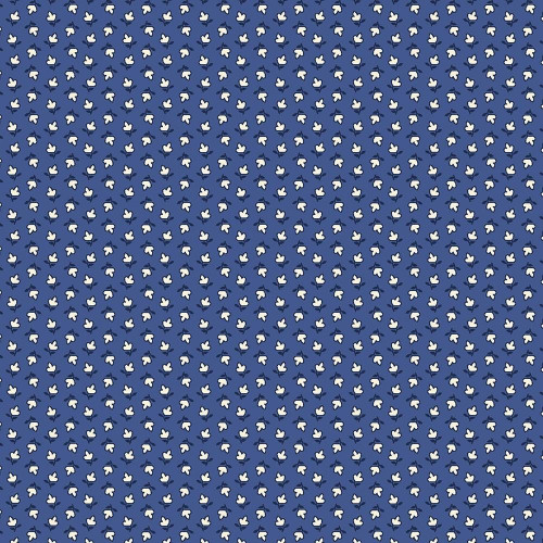 Marcus Fabrics Aunt Grace Goes Scrappy Judie Rothermel Navy Triple Petal