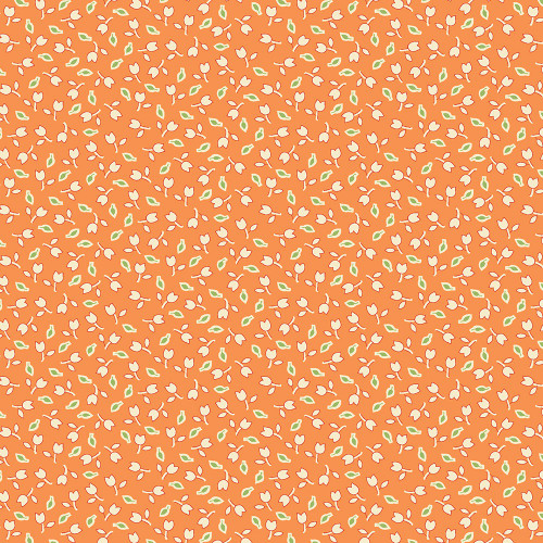 Marcus Fabrics Aunt Grace Goes Scrappy Judie Rothermel Orange Tulips