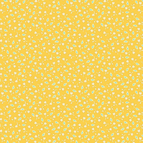 Marcus Fabrics Aunt Grace Goes Scrappy Judie Rothermel Yellow Tulips