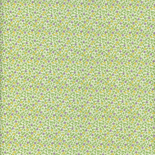 Marcus Fabrics Aunt Grace Goes Scrappy Judie Rothermel Green Ditsy Calico