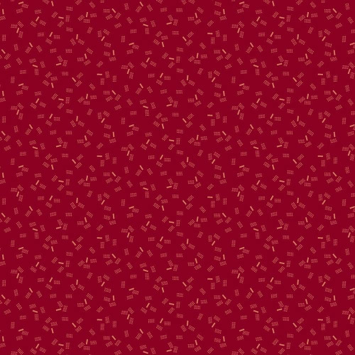 Marcus Fabrics New Dawn Margie Hockman Red Rectangles