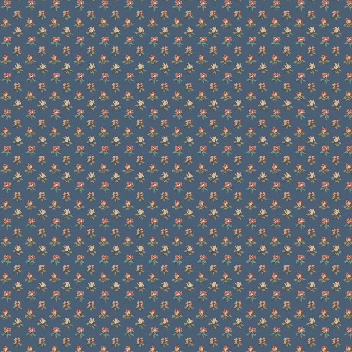 Marcus Fabrics Patchwork Potpourri Sheryl Johnson Navy Ditsy