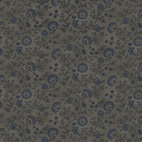 Marcus Fabrics Stone Cottage Pam Buda Gray Cottage Flowers
