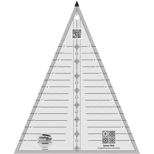 Creative Grids Spider Web Quilt Ruler by Creative Grids USA
